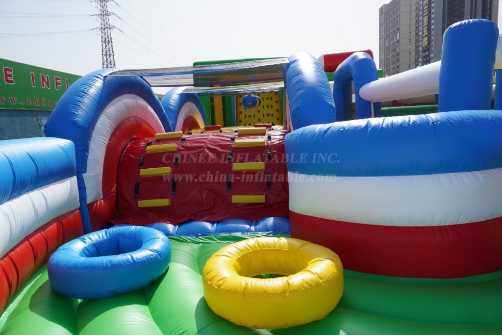 T7-1814C Colorful Inflatable Obstacle Course