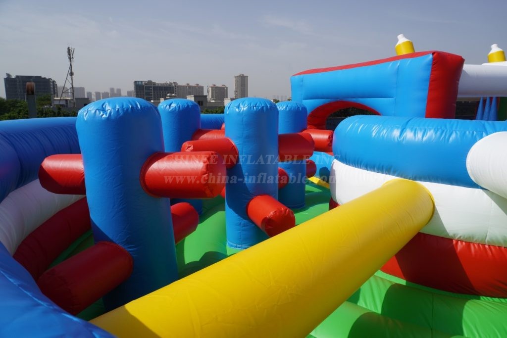 T7-1814C Colorful Inflatable Obstacle Course