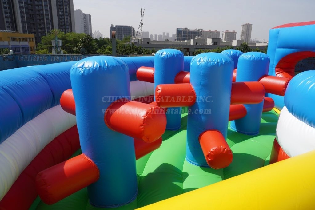 T7-1814C Colorful Inflatable Obstacle Course