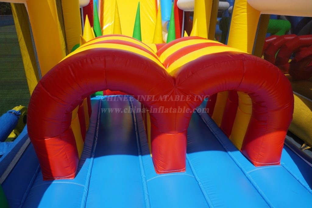 T7-1814C Colorful Inflatable Obstacle Course
