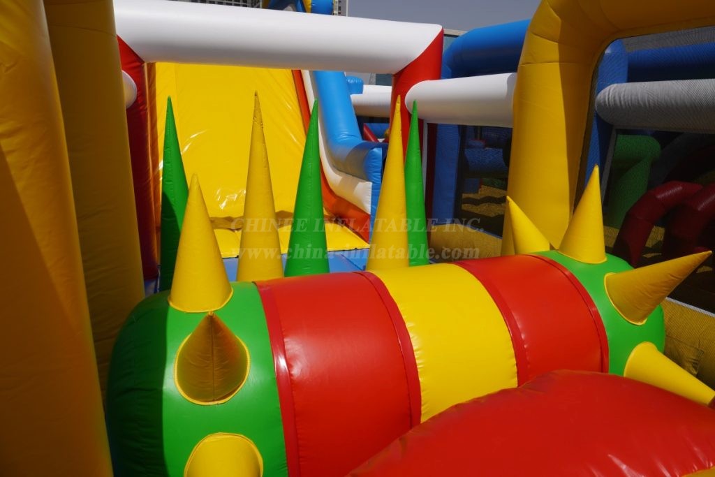 T7-1814C Colorful Inflatable Obstacle Course