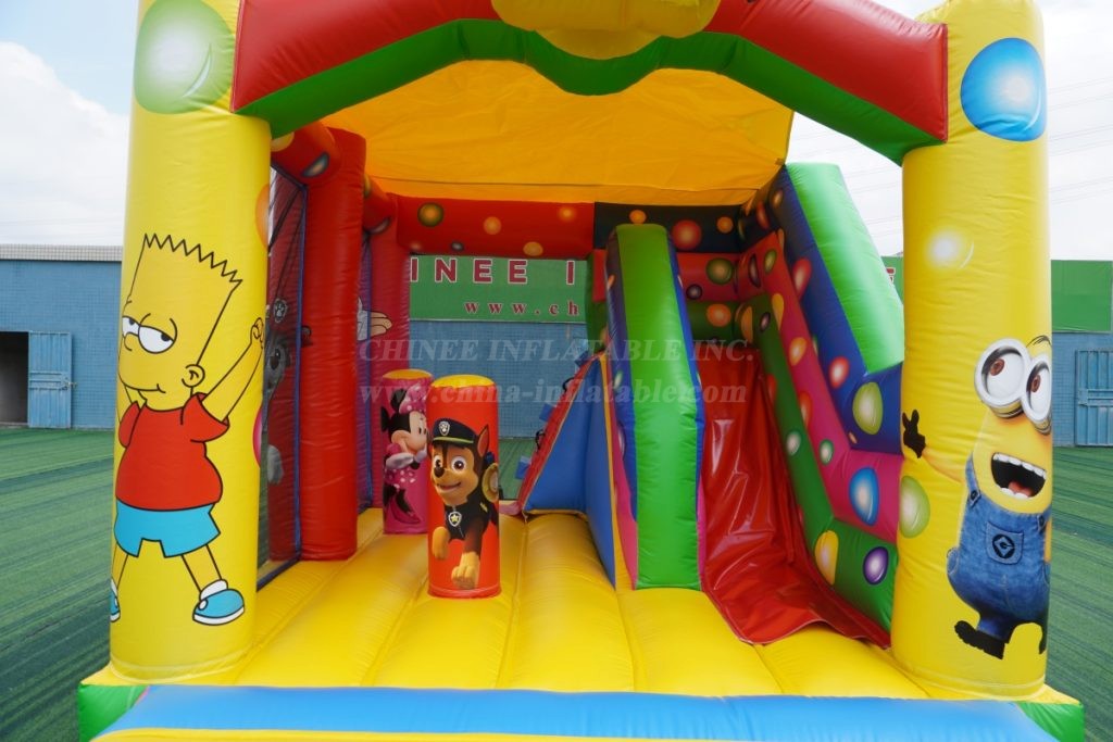 T2-8201 Cartoon Character Collection Inflatable Bounce House