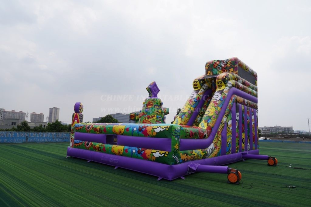 T6-848B Comic Theme Inflatable Park