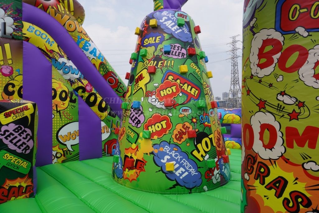 T6-848B Comic Theme Inflatable Park