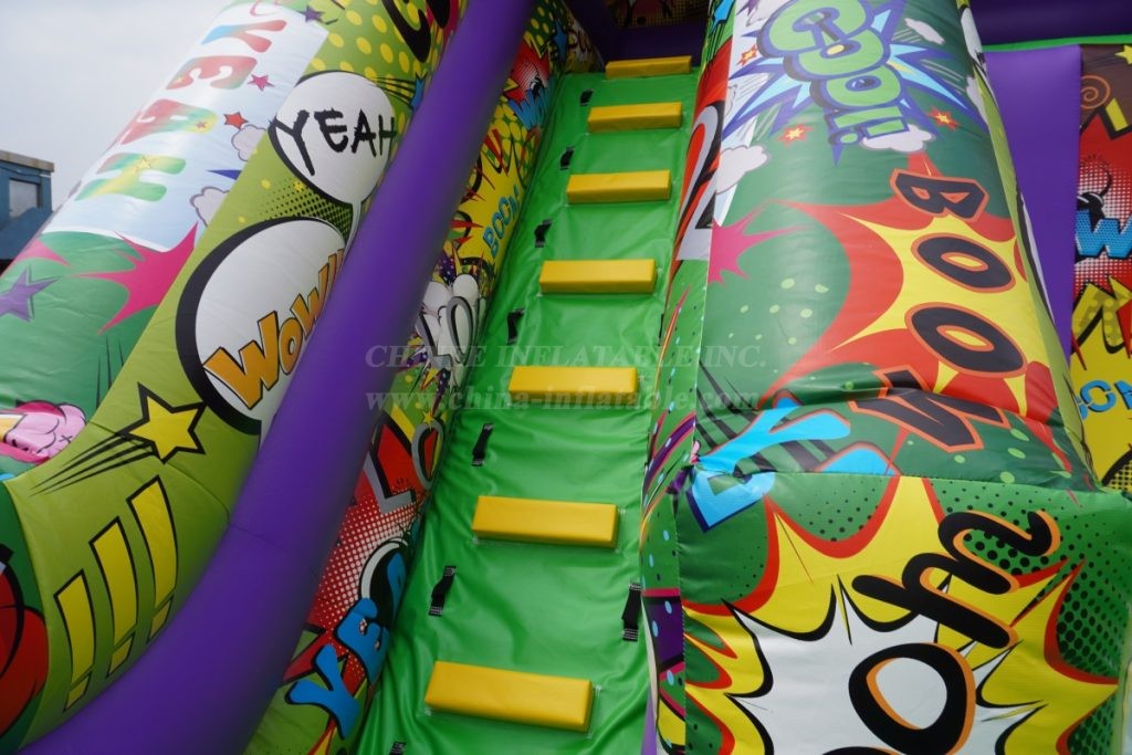 T6-848B Comic Theme Inflatable Park