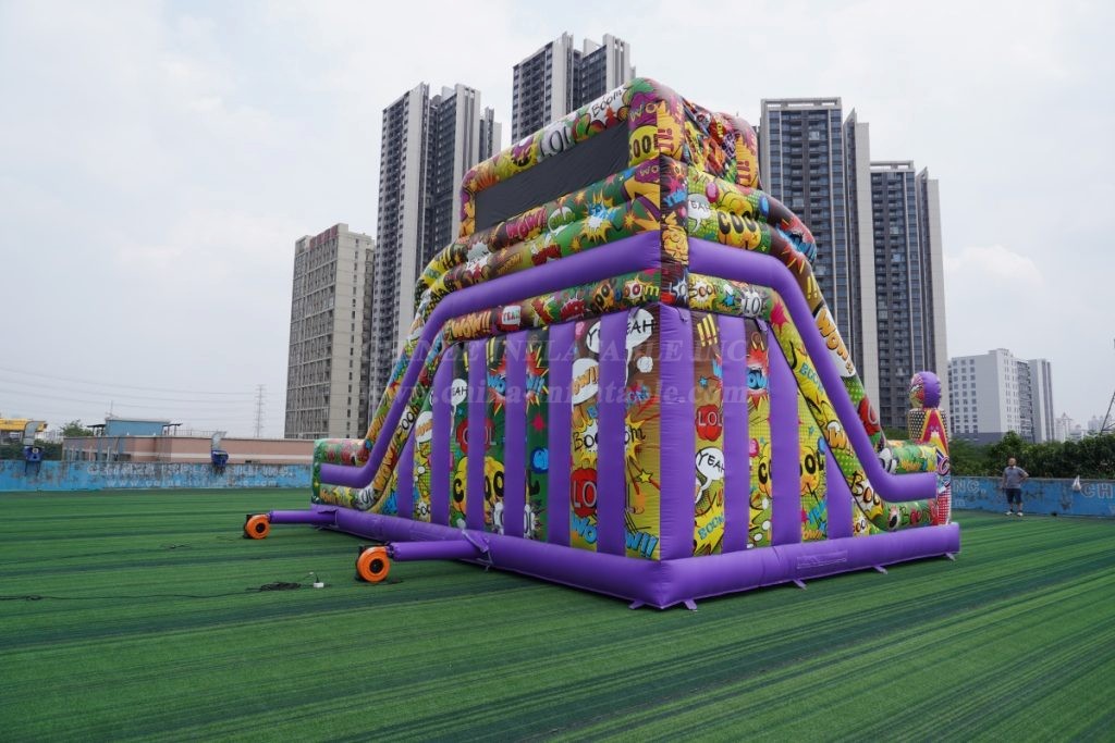 T6-848B Comic Theme Inflatable Park