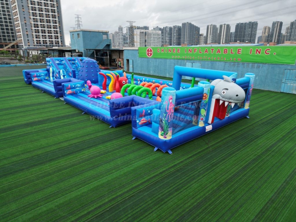 T6-4390 Ocean Theme Inflatable Park