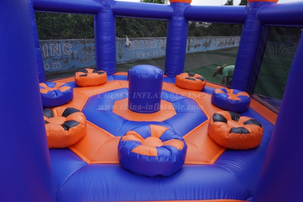 GF2-161 Giant Dinosaur Theme Inflatable Obstacle Course Park