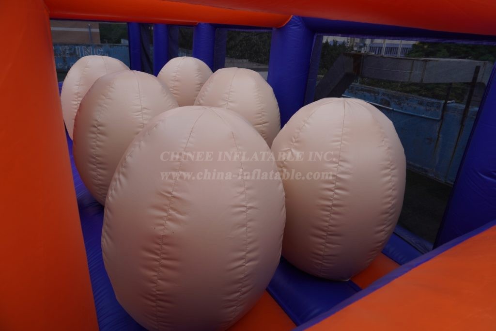GF2-161 Giant Dinosaur Theme Inflatable Obstacle Course Park