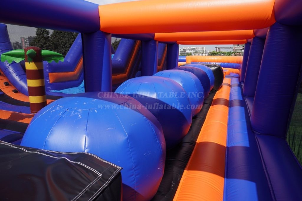 GF2-161 Giant Dinosaur Theme Inflatable Obstacle Course Park