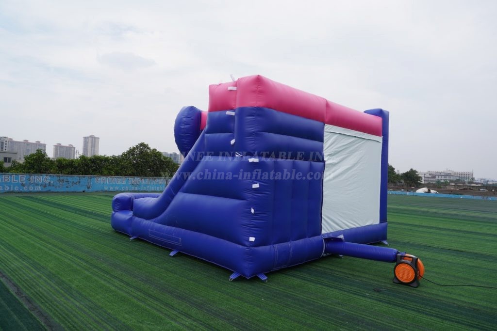 T2-8203B Stitch Theme Bounce Castle with Slide & Pool