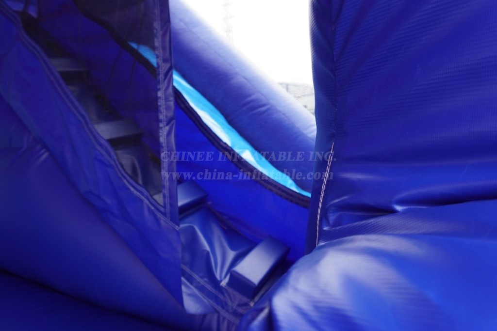 T2-8203B Stitch Theme Bounce Castle with Slide & Pool