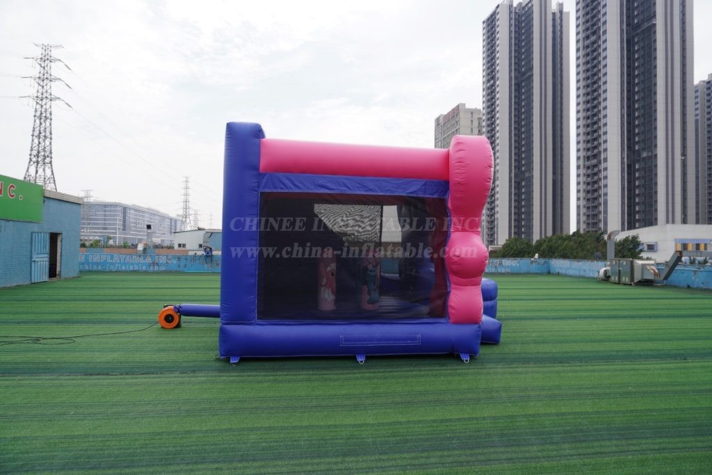 T2-8203B Stitch Theme Bounce Castle with Slide & Pool