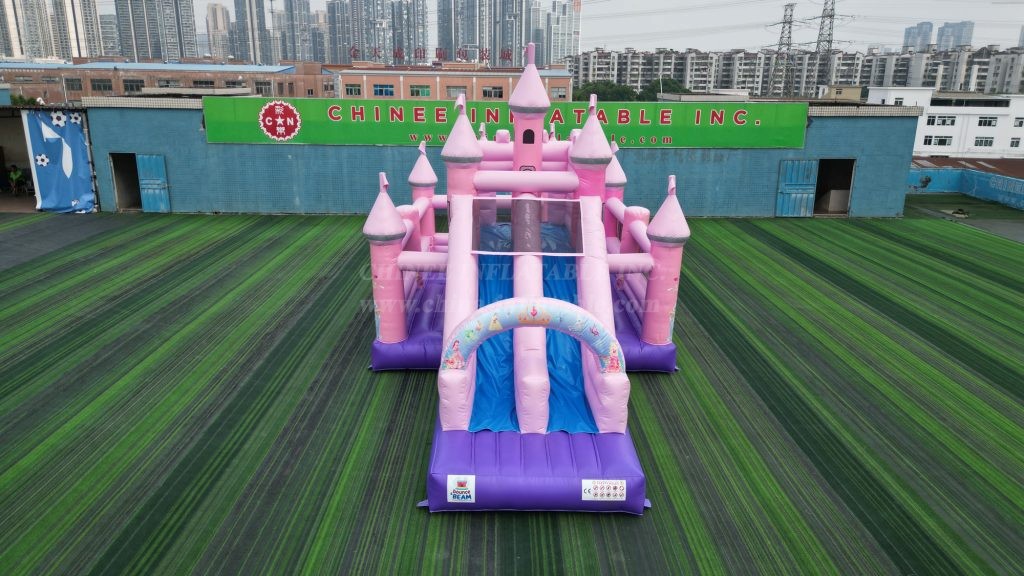 T2-8391 Princess Parties Inflatable Castles