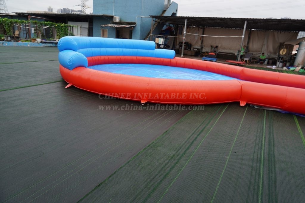 T8-3351B Giant Inflatable Water Slide with Splash Pool