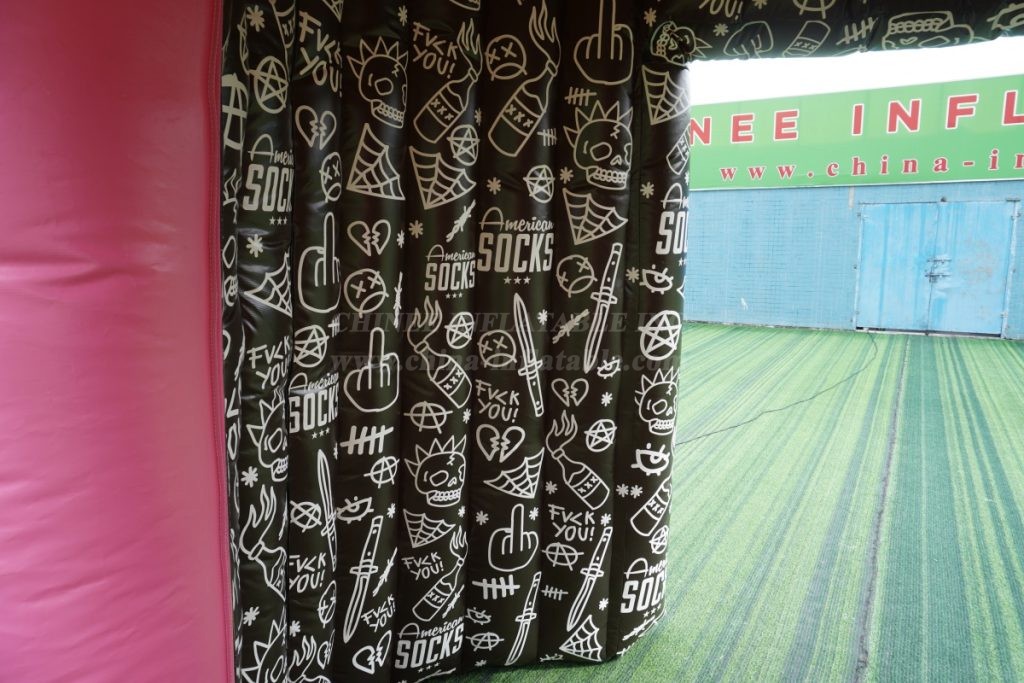 Arch2-522 Rock Character Cartoon Inflatable Arch