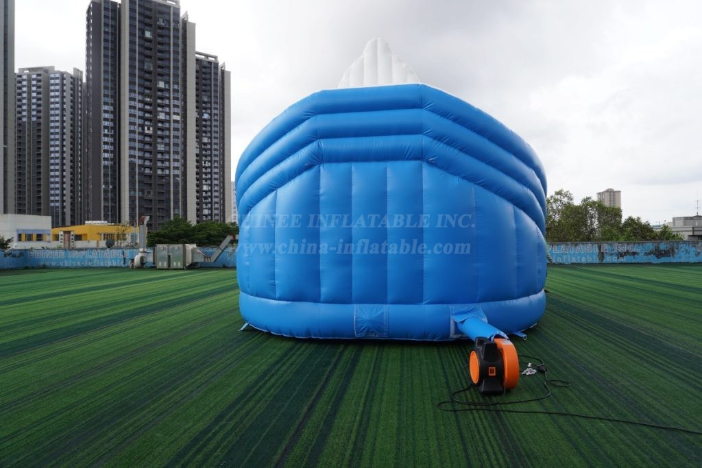 T8-4260B Moana Themed Dual Lane Inflatable Slide