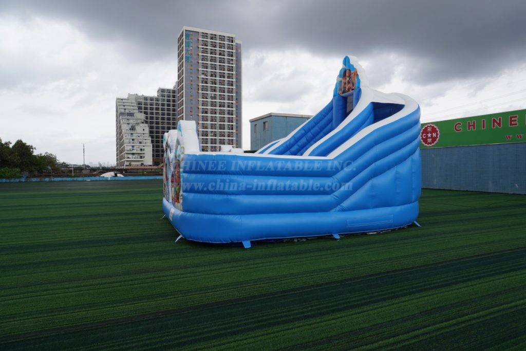 T8-4260B Moana Themed Dual Lane Inflatable Slide