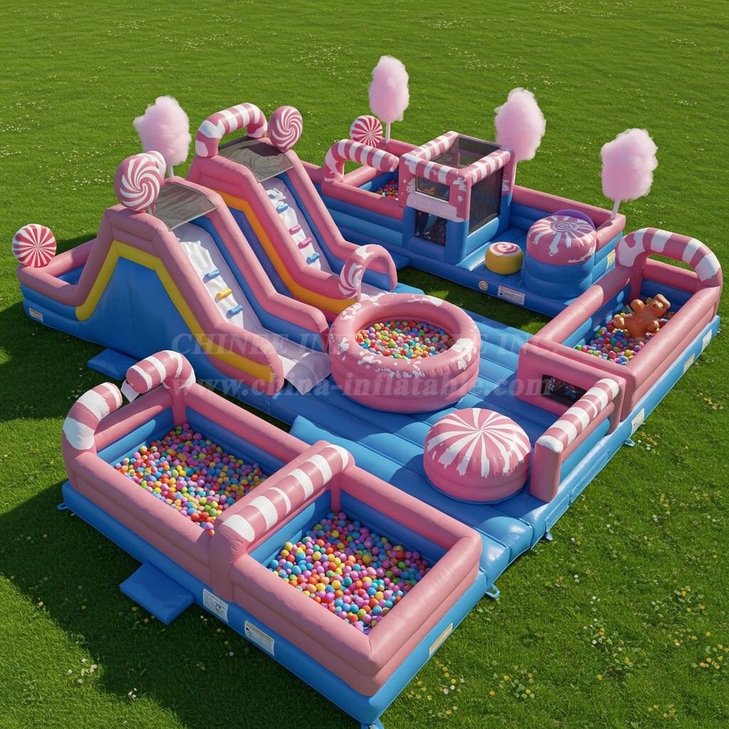 GF2-204 Candy Inflatable Park