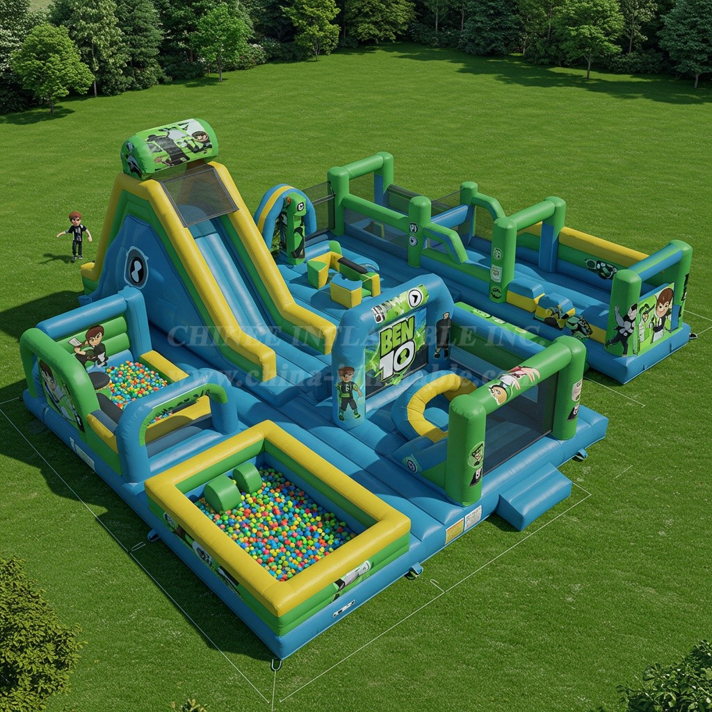 GF2-209 Ben 10 Inflatable Park