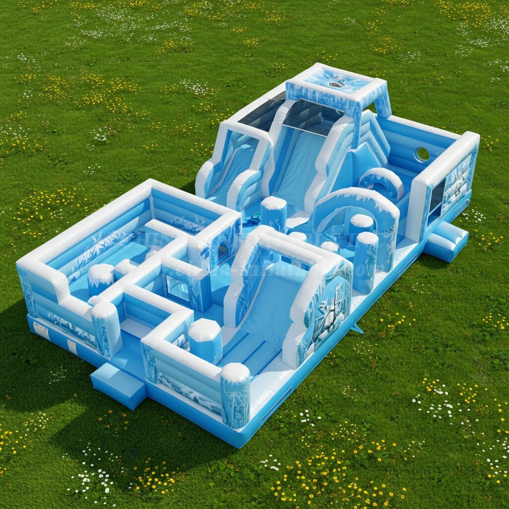 GF2-218 Frozen Inflatable Park