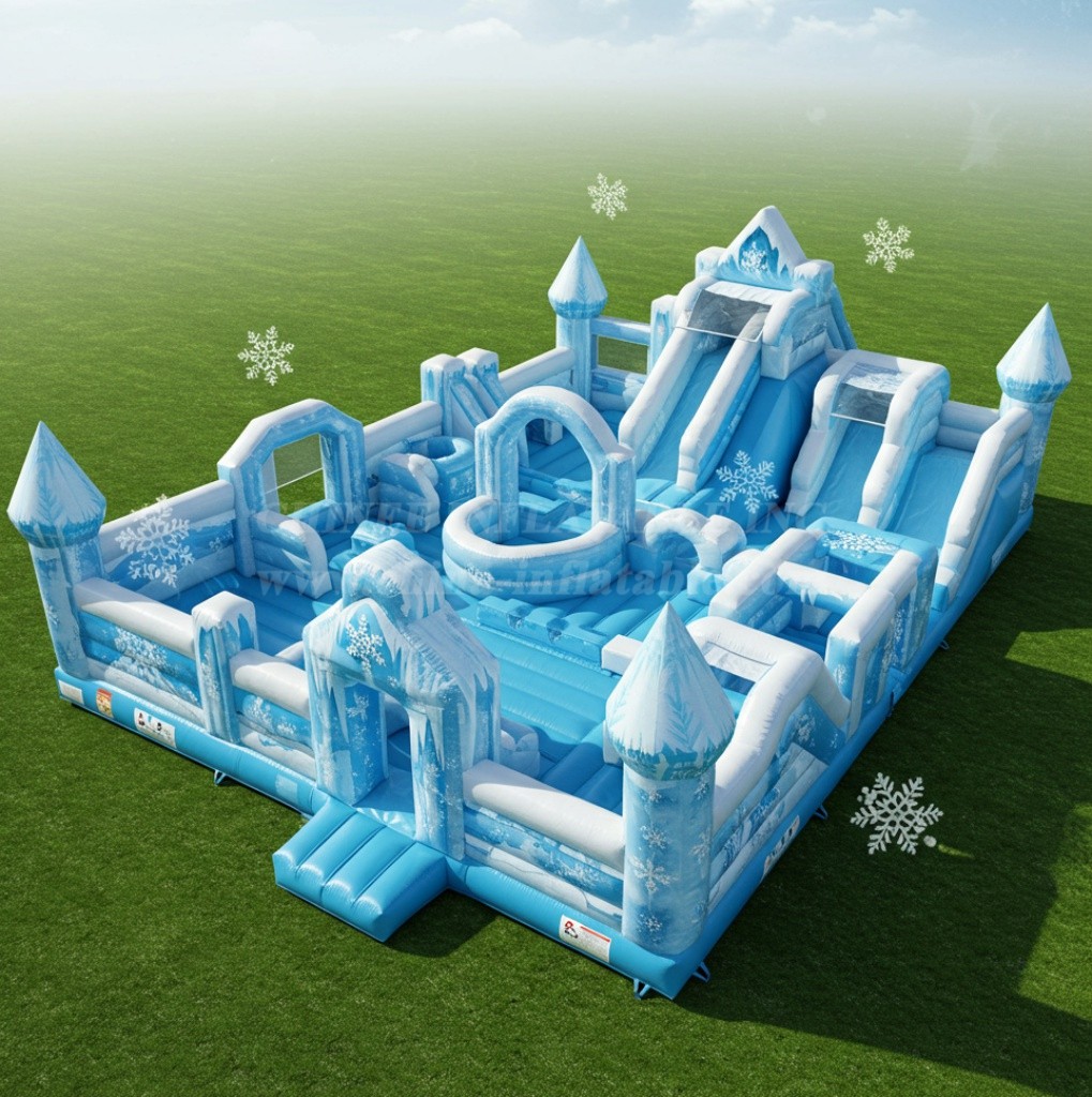 GF2-219 Frozen Inflatable Park