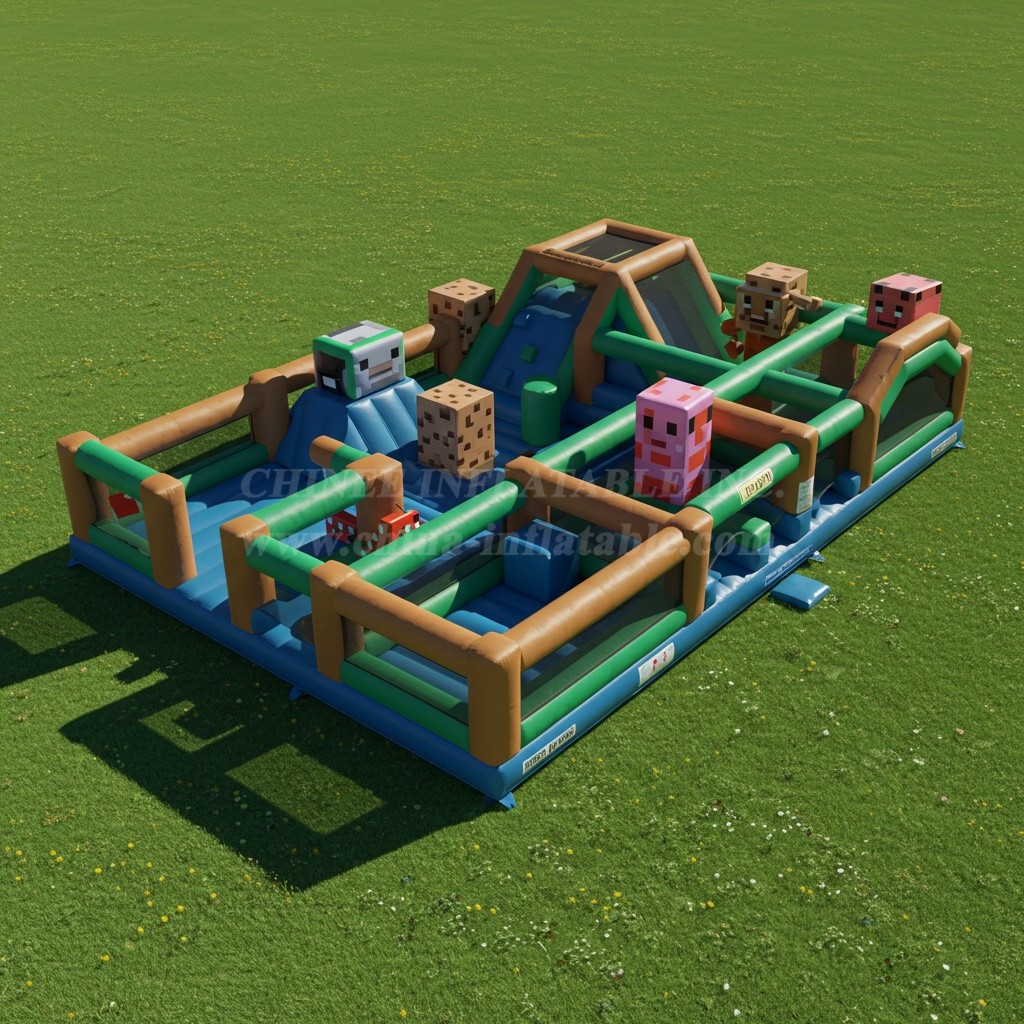 GF2-229 minecraft Inflatable Park