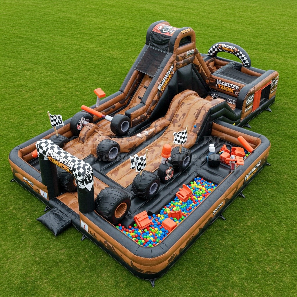 GF2-234 monster trucks Inflatable Park