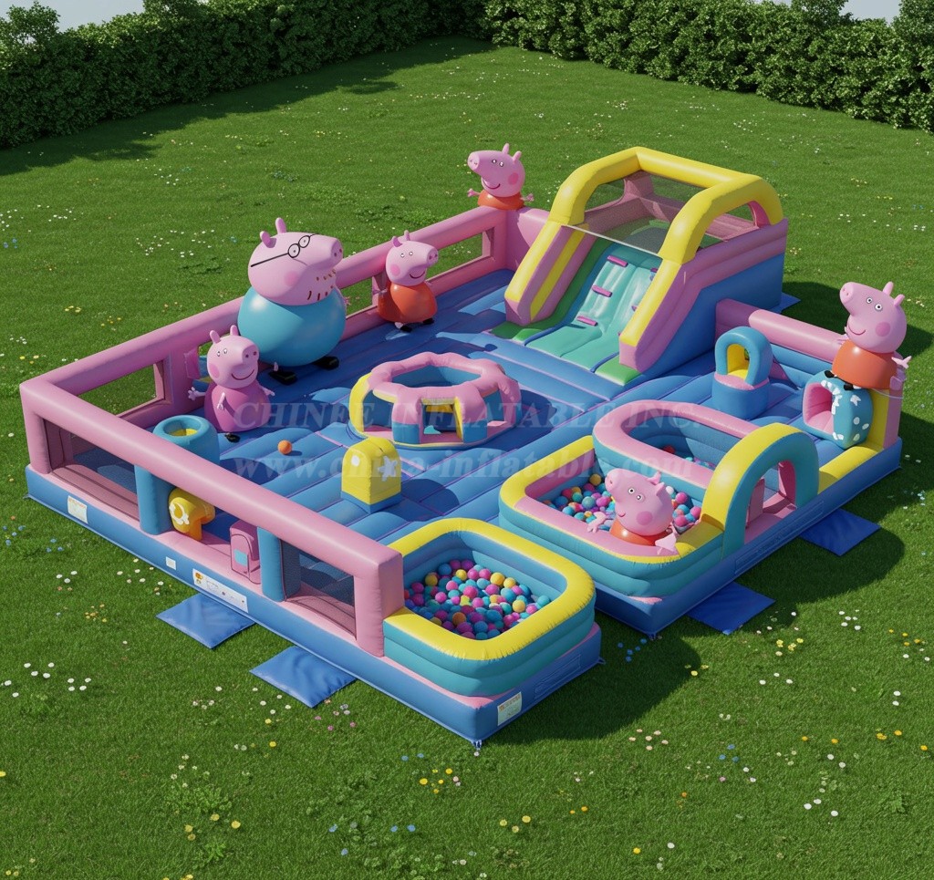 GF2-239 Peppa Pig Inflatable Park