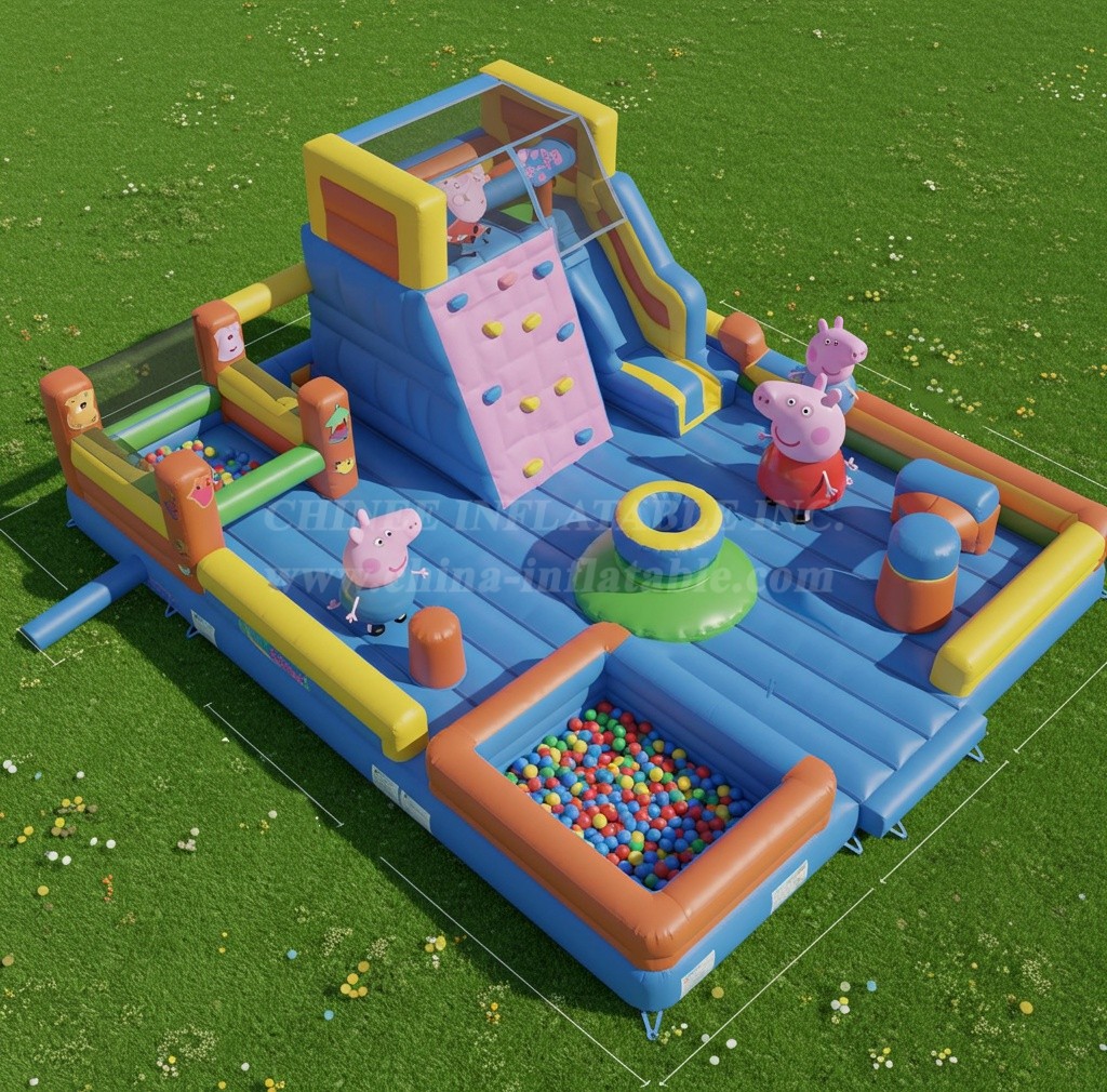GF2-241 Peppa Pig Inflatable Park