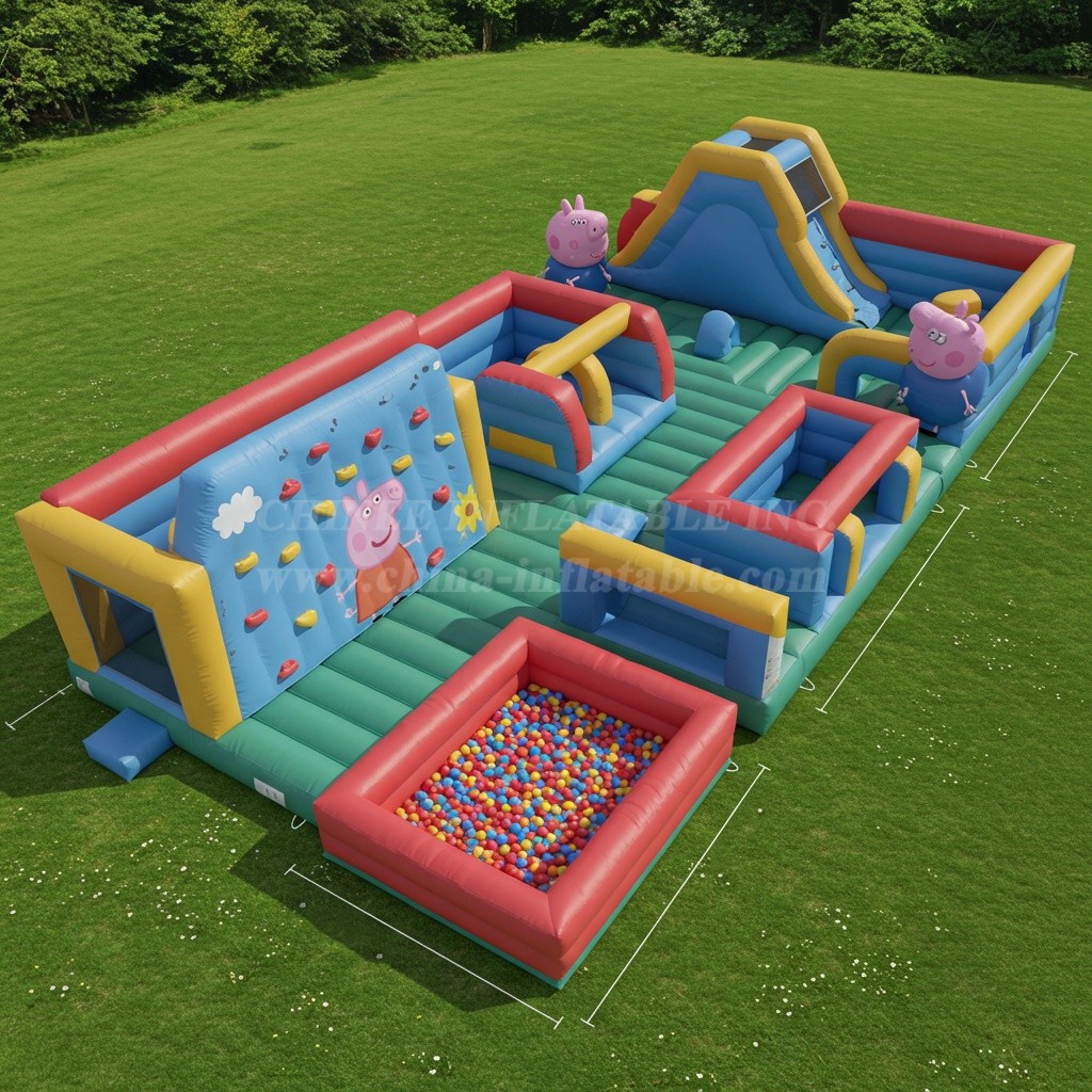 GF2-242 Peppa Pig Inflatable Park