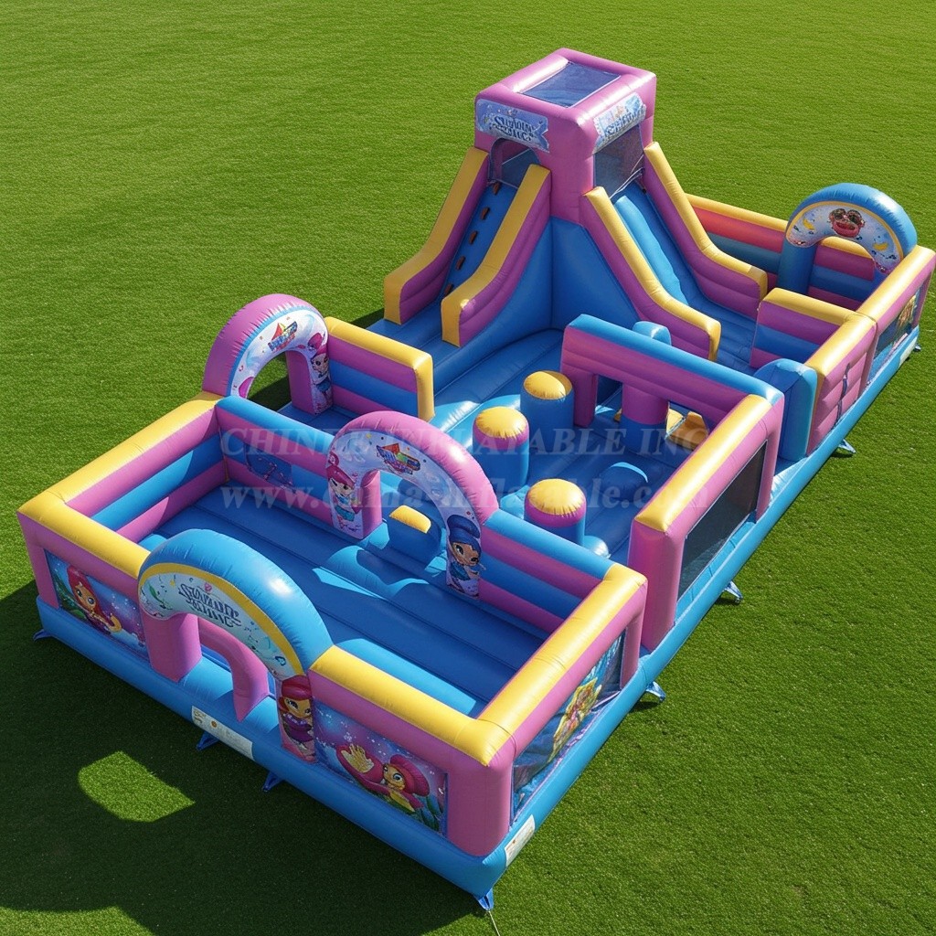 GF2-244 Shimmer & Shine Inflatable Park