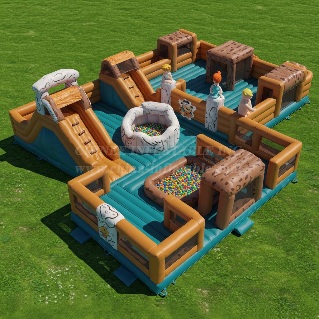 GF2-248 The Flintstones Inflatable Park