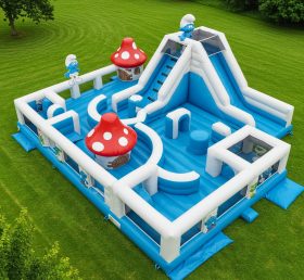 GF2-251 The Smurfs Inflatable Park