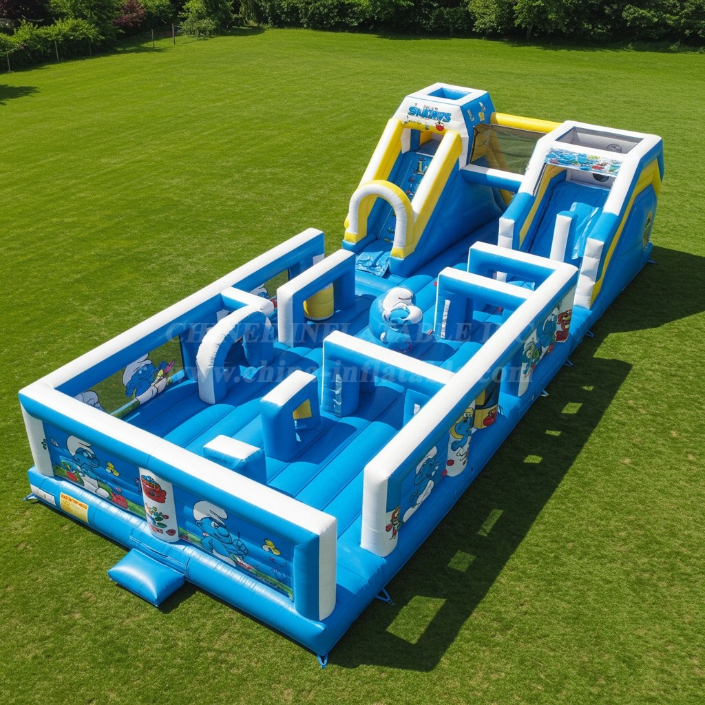 GF2-252 The Smurfs Inflatable Park