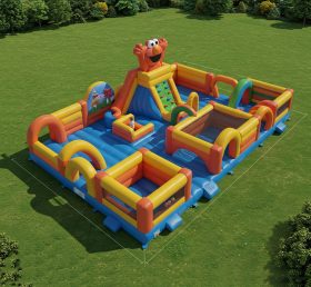 GF2-253 Tickle Me Elmo Inflatable Park
