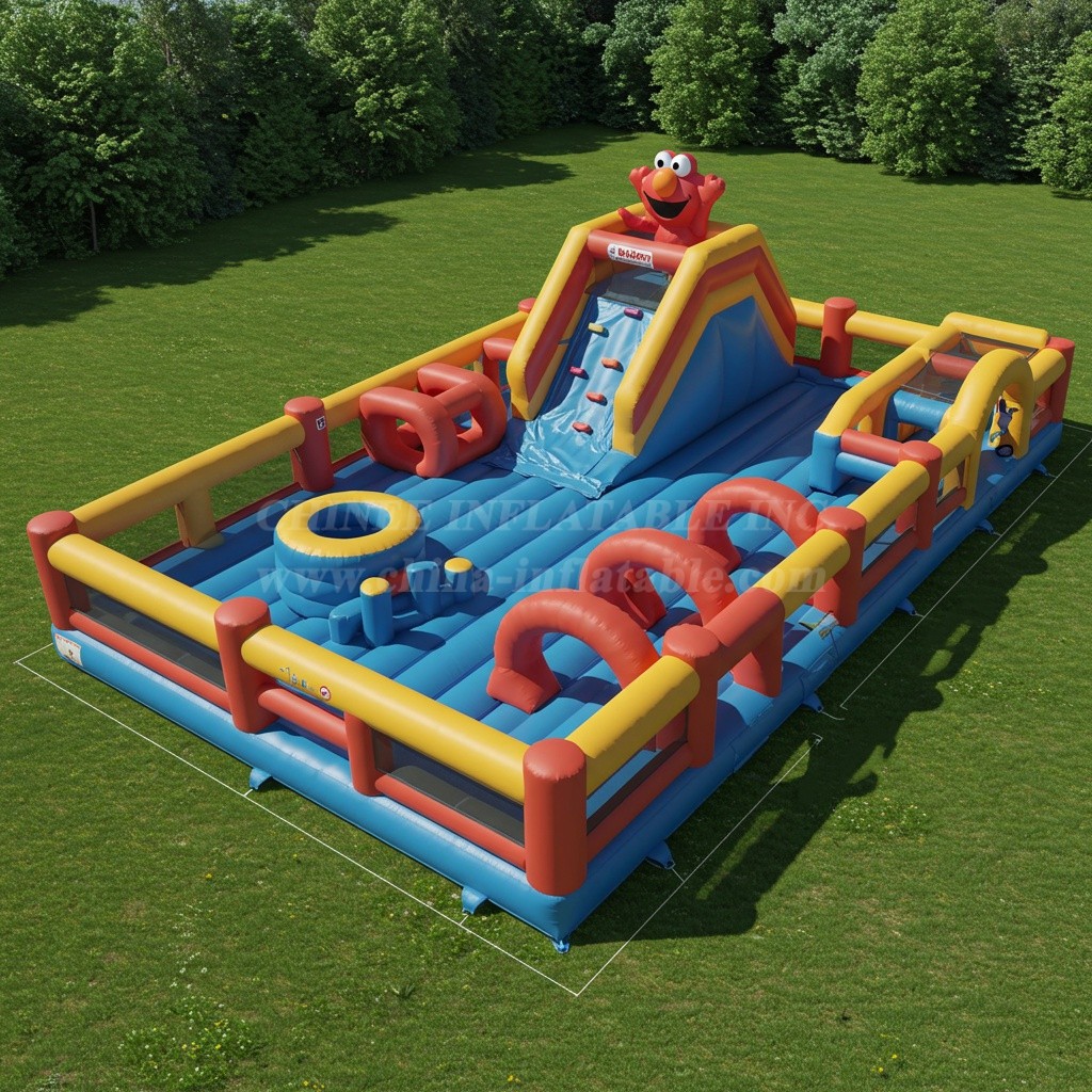 GF2-254 Tickle Me Elmo Inflatable Park