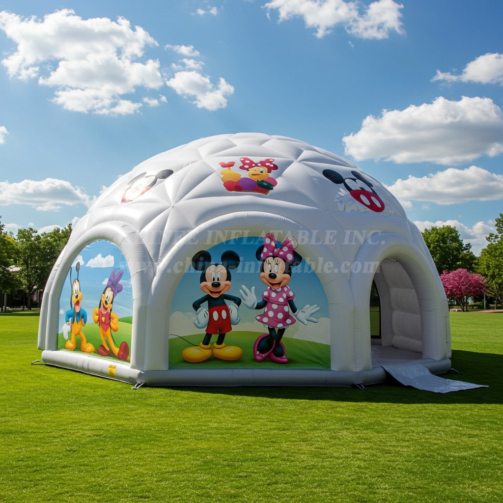 Tent1-4928 Mickey Minnie Inflatable Dome