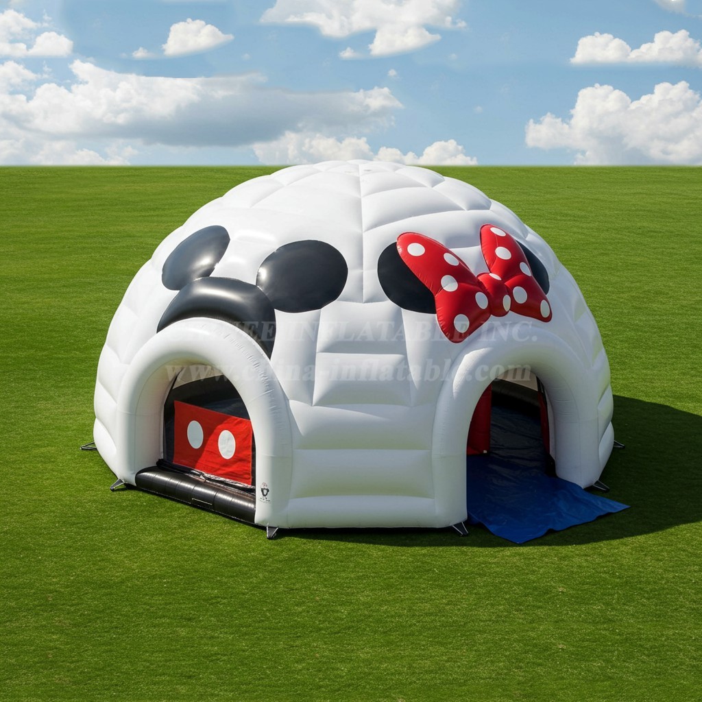 Tent1-4931 Mickey Minnie Inflatable Dome