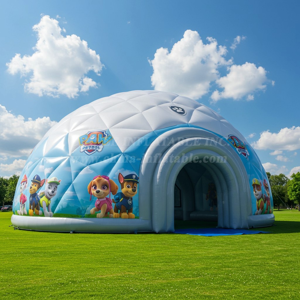 Tent1-4935 PAW Patrol Inflatable Dome