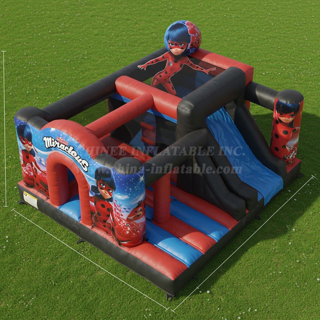 T2-8314 miraculous ladybug Inflatable Combos