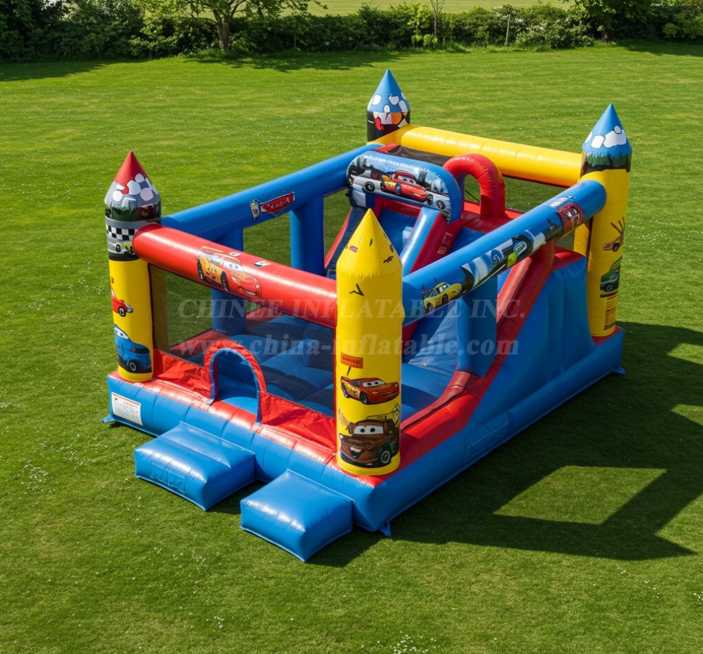 T2-8328 Cars Inflatable Castles