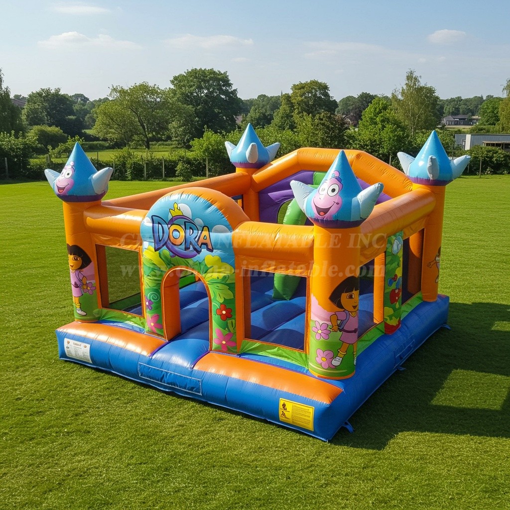 T2-8337 Dora Inflatable Castles