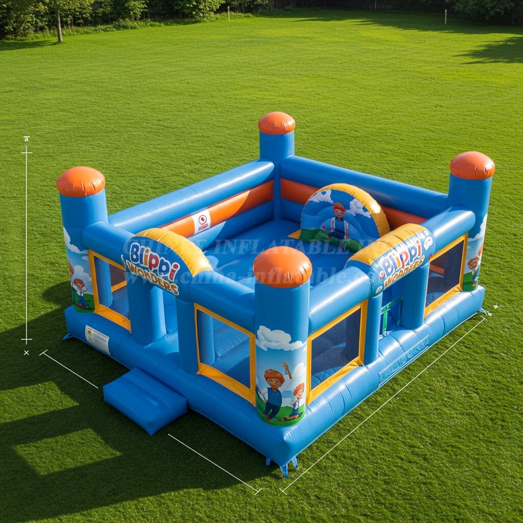 T2-8339 Blippi Wonders Inflatable Bouncer