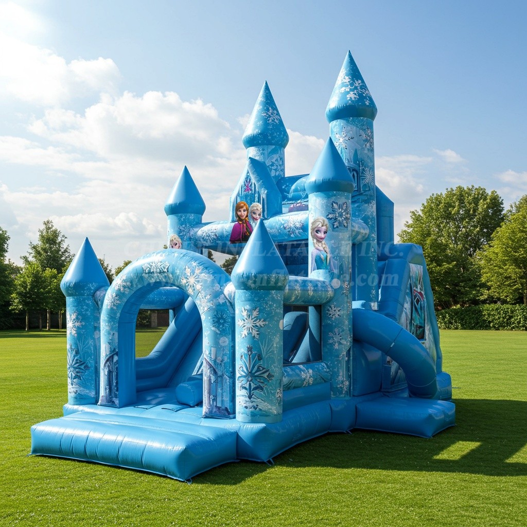 T2-8346 frozen Inflatable Castles
