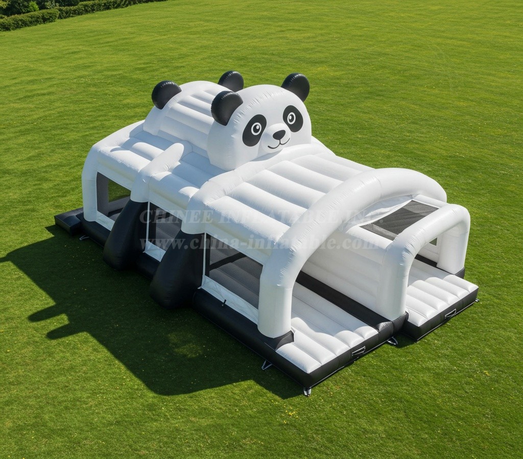 T2-8378 Panda Inflatable Bouncer