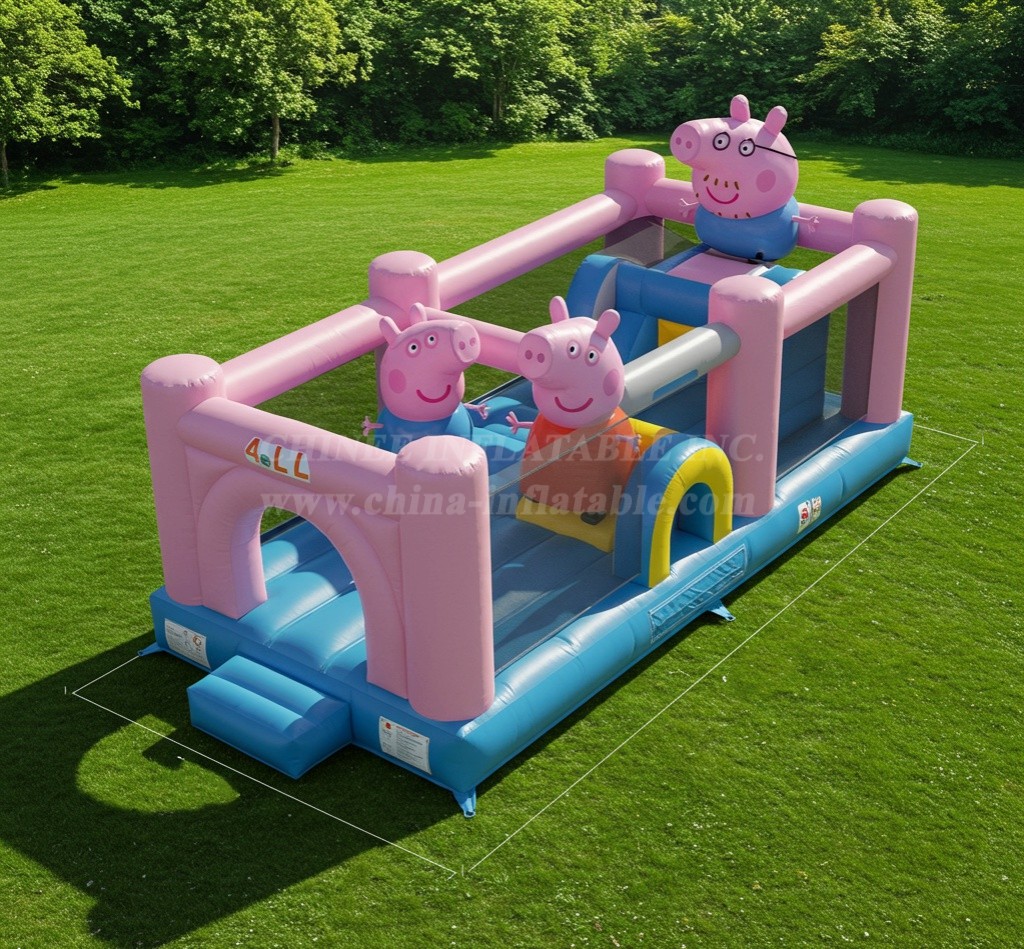T2-8383 Peppa Pig Inflatable Combos