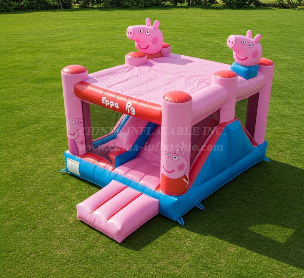 T2-8384 Peppa Pig Inflatable Combos