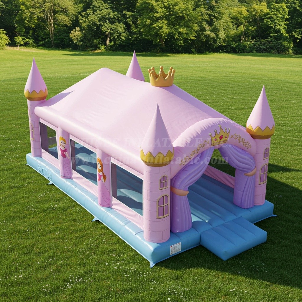 T2-8394 Princess Parties Inflatable Castles