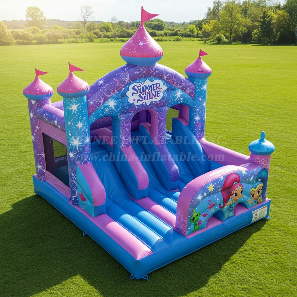 T2-8399 Shimmer & Shine Inflatable Castles